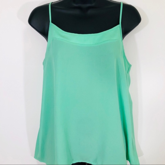 The Limited Tops - Mint Green Spaghetti Strap Tank Top